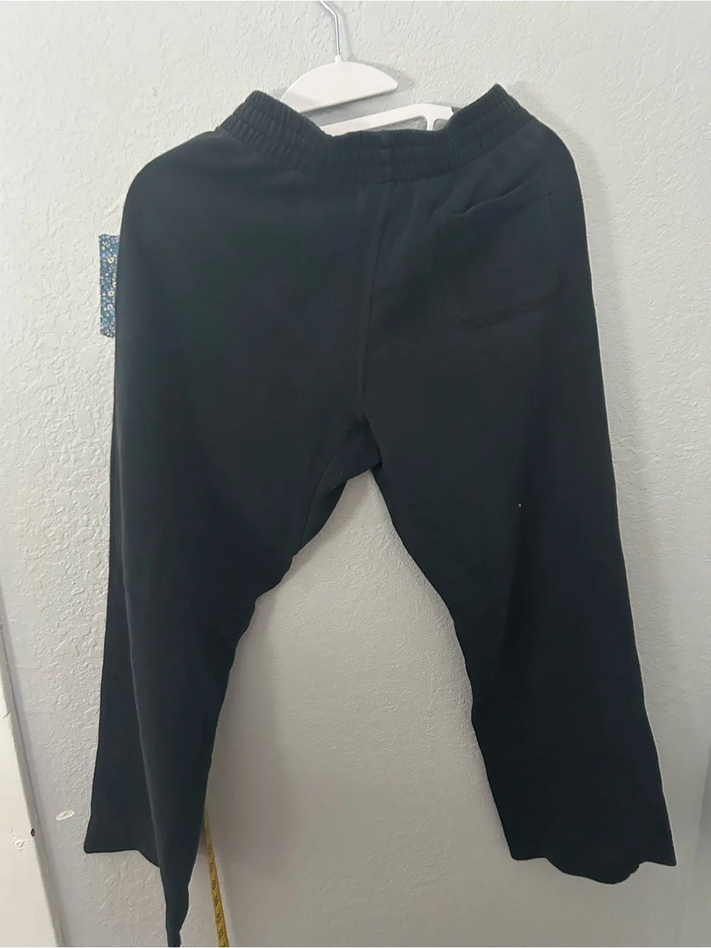 Nike Kids Black Jogger Sweatpants with White Swoosh